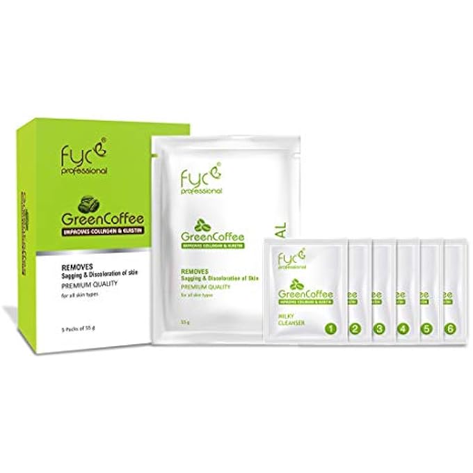 FYC PROFESSIONAL YAVI COSMETICS GREEN COFFEE FACIAL KIT - Image 1
